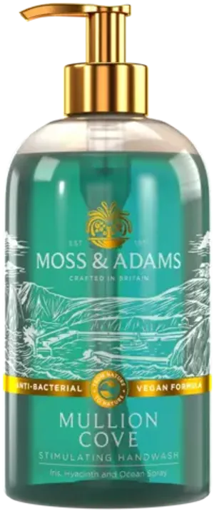 Стимулирующее жидкое мыло для рук Moss&Adams "Mullion Cove", 500 мл.