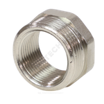 Футорка латунь никель Ду 32х25 (1 1/4"х1") НР/ВР VALFEX VF.581.N.114.100