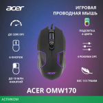 Мышь Acer OMW170 черный (ZL.MCEEE.00R)