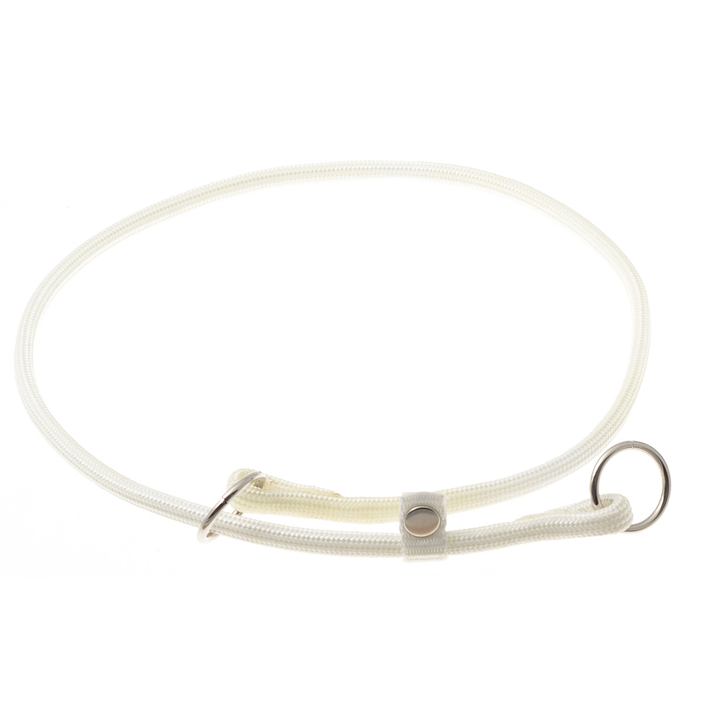 V.I.PET Ошейник-удавка (со стопором) с 2-я кольцами круглый 6 мм, 55 см