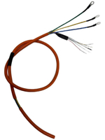 Провод на мотор колесо (кабель) S сечения 3х3.5мм2 + 5х0.2мм2 с разъемами (общий D 8мм)