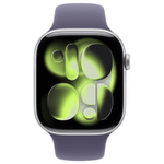 Умные часы Apple Watch Series 11, 46 мм, алюминий цвета «Silver», спортивный ремешок "Purple Fog", S/M (MEV94)