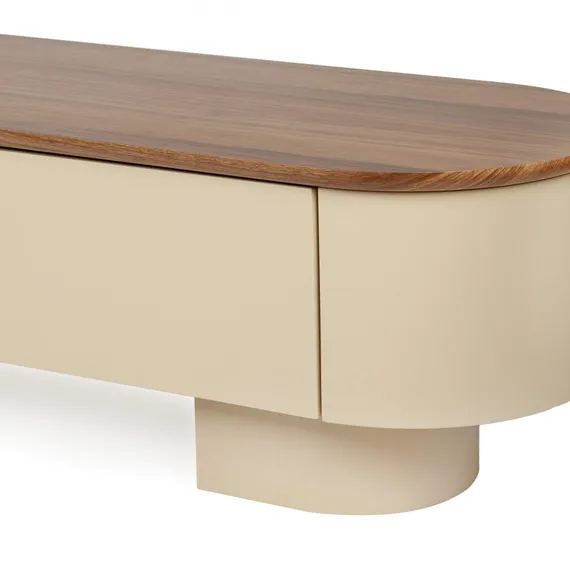 ТВ-тумба Rome 204х45 см, шпон ореха