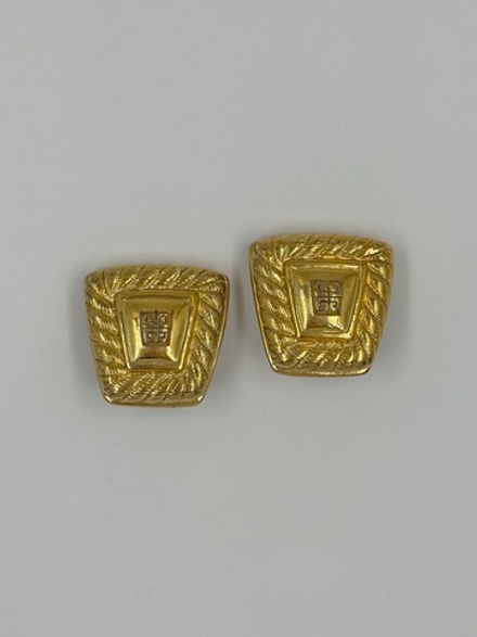 Клипсы с лого Givenchy