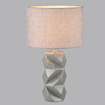 Настольная лампа 1*Е27 8136/1T серый Beina Lumion