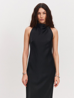 Платье с качелями макси