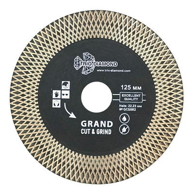 Диск алмазный отрезной 125*22,23 Турбо серия Grand Cut and Grind GCG002