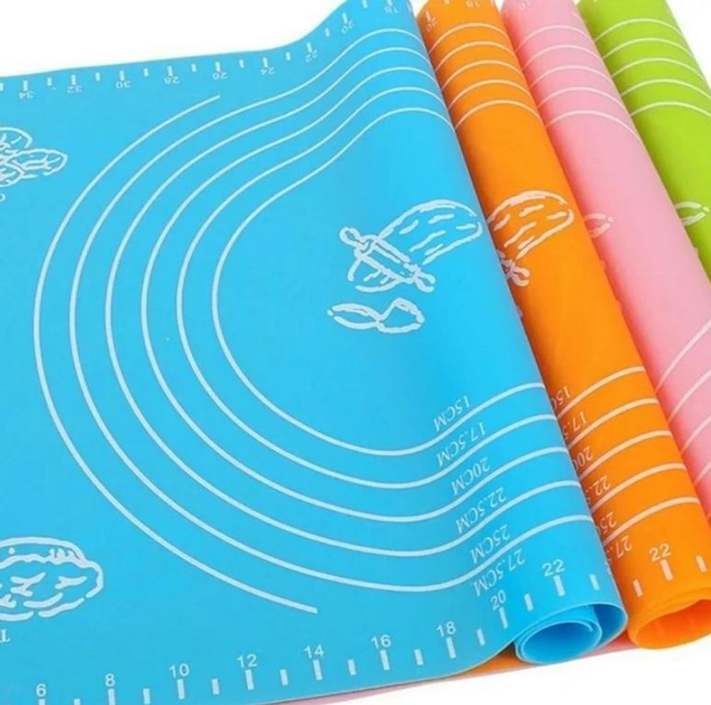 Силиконовый коврик с разметкой 50x40 см