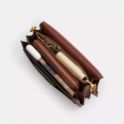 COACH СУМКА ЧЕРЕЗ ПЛЕЧО TABBY 26, КОРИЧНЕВЫЙ