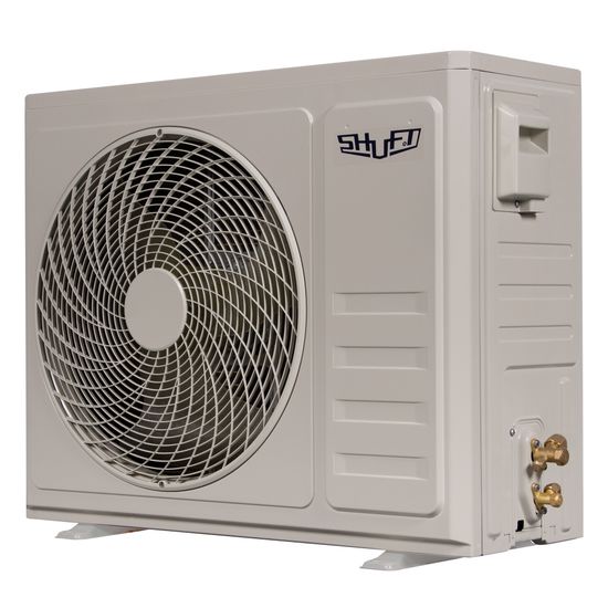 Комплект SHUFT SFLC_C-24HN1_V2_BL полупромышленной сплит-системы, кассетного типа (черная панель)