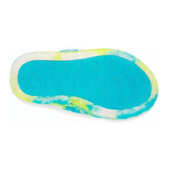 Ugg Fluff Yeah Slide 'Marble Oasis Blue'