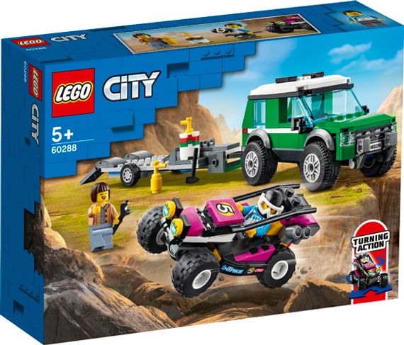 Lego konstruktor City Race Buggy Transporter