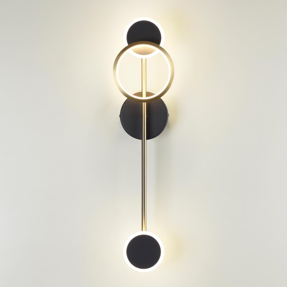 4321/16WL MIDCENT ODL22 347 металл/черный с бронзой Настенный светильник IP20 LED 16W 555Лм 3000K DENZEL