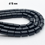 Бусины Халцедон, размер 6*8 мм, цена за 10 шт