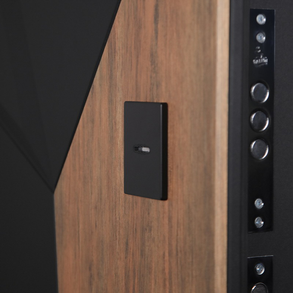 Стальная дверь "Макс 3D" с зеркалом (Smart lock DZ 888). Заказная модель.