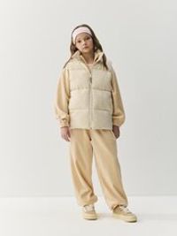 Джоггеры оверсайз велюровые "Беж" 7+