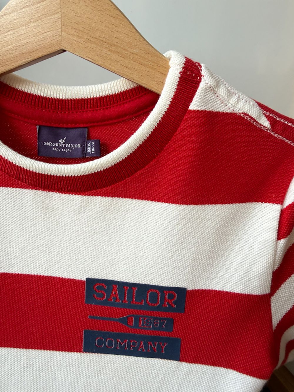 Хлопковая футболка Sergent Major, 116