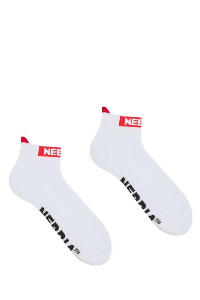 Короткие спортивное носки фирмы Nebbia &quot;Smash it&quot; ankle lenght socks white