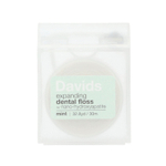 Davids, Расширение системы запаса зубной нити, + сменный блок, мята, 2 шт.