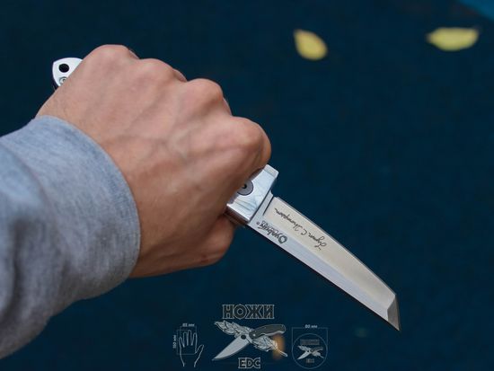 Складной нож Cold Steel 32AA Oyabun Limited c клинком из стали CPM-S35VN, рукоять алюминий / G10