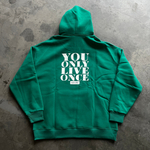 Худи Бери Своё Y.O.L.O Green