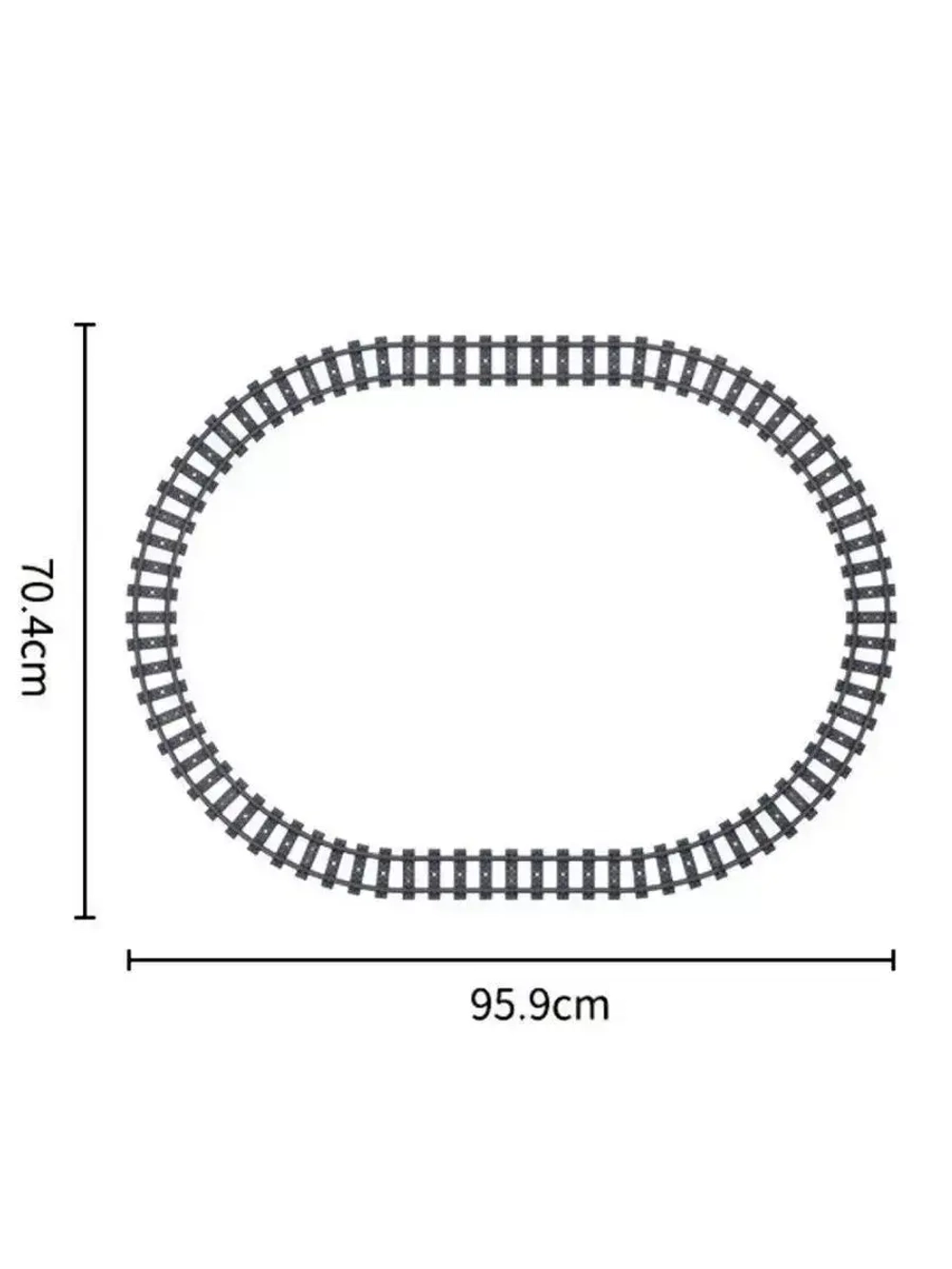 Конструктор Сити Скоростной пассажирский поезд 610 деталей