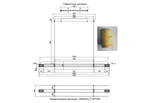 Светильник подвесной Crystal Lux AMARILLO SP70W LED BRASS