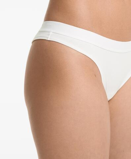 OYSHO Набор из 3 пар классических трусов из хлопковой смеси, черный