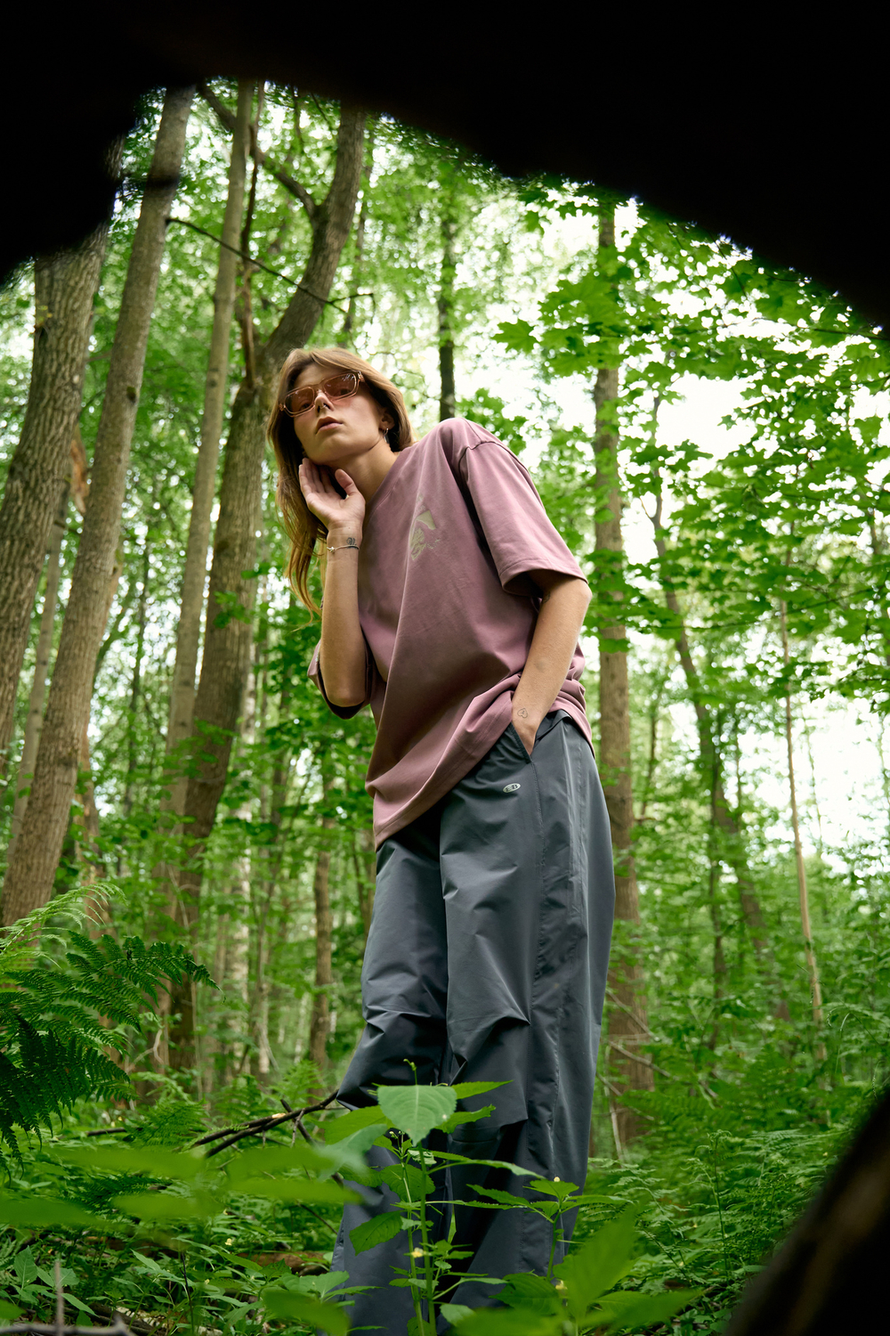 Футболка Nothomme Blue Retro Mountain Print Coolmax Pro T-Shirt "Gray Rose"