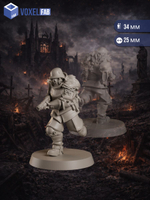 Черные Штурмовики, Легион Еретиков миниатюры для настольных игр РНИ, Trench Crusade