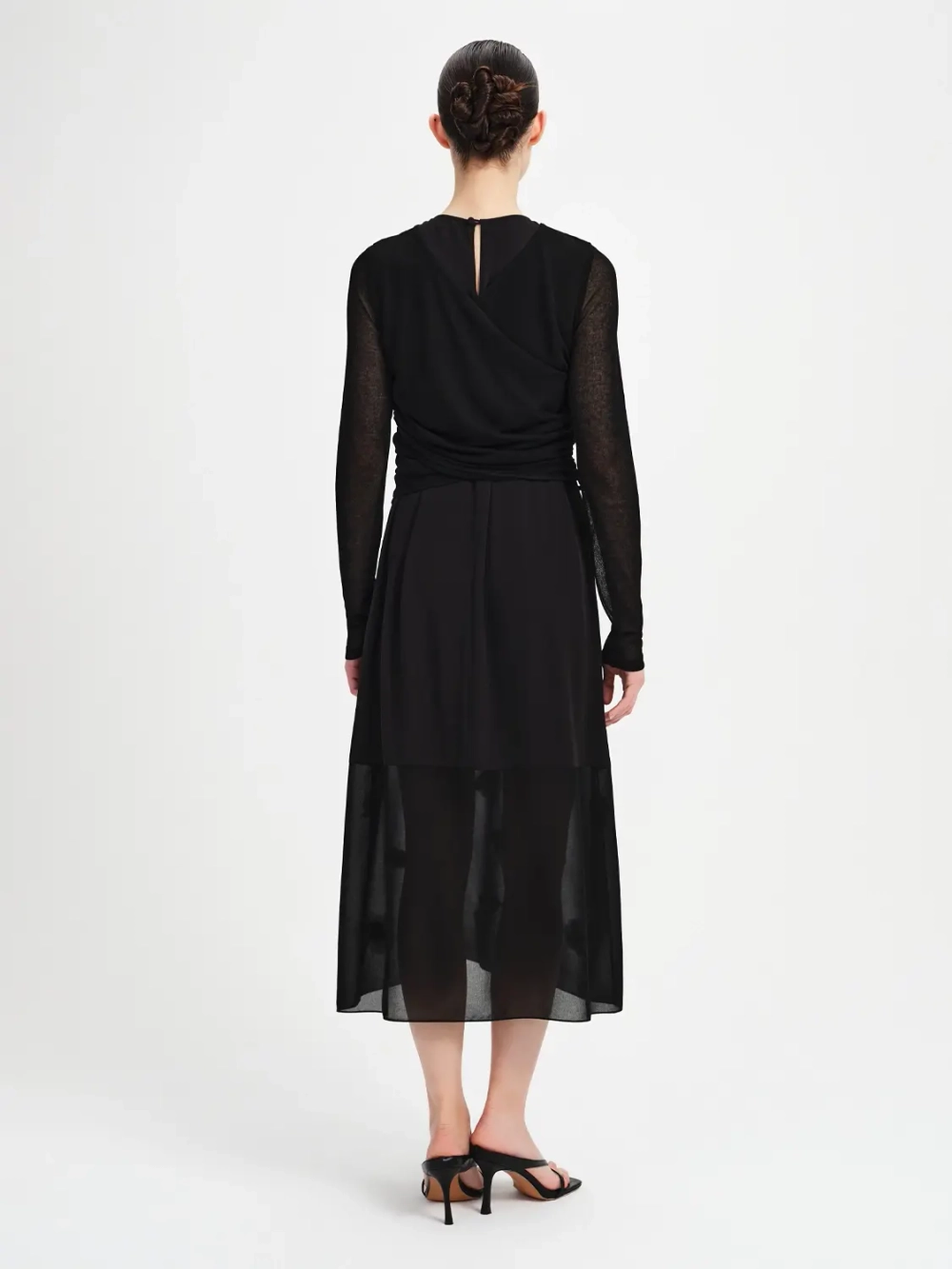 Платье черное OLA OLA