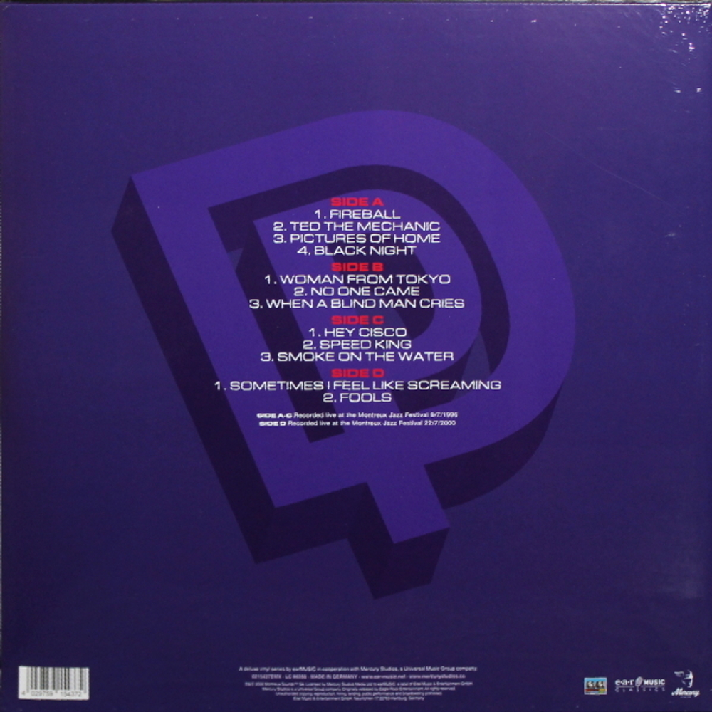 Deep Purple / Live At Montreux 1996 (2LP)