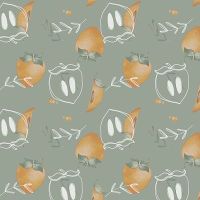 Акварельная хурма