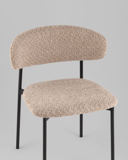 Стул Sevyn букле кофейный