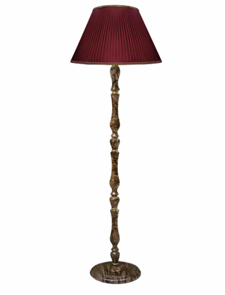 Торшер Лео ll (Авт. № 2,плафоны красные,фурнитура золото)