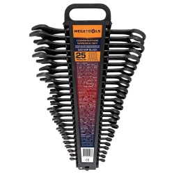 Ключи комбинированные, набор 25пр. (6-28, 30, 32мм) MEGATOOLS MT-5261MP BLACK