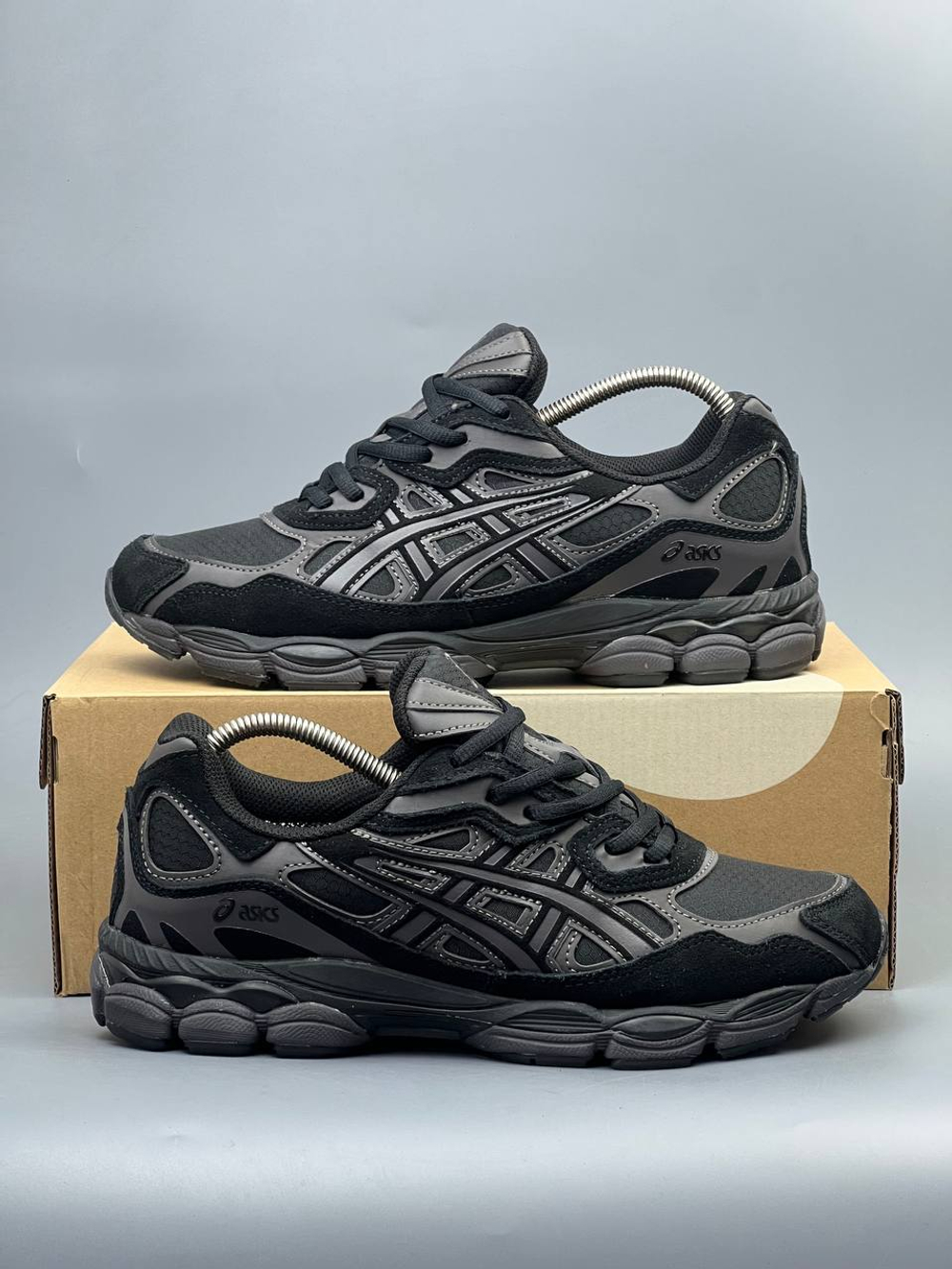 Кроссовки Asics GelNYC GoreTex ТЕРМО #321 (черн.)