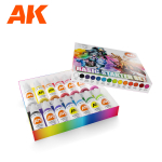 Набор акриловых красок AK Interactive Basic Starter Set – 14 colors selected by JOSEDAVINCI
