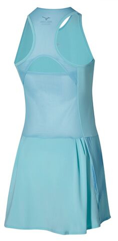 Женская Платье теннисное Mizuno Printed Dress - tanager turquoise