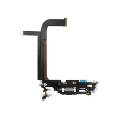 Шлейф с разъемом зарядки и микрофоном для Apple iPhone 13 Pro Max Черный