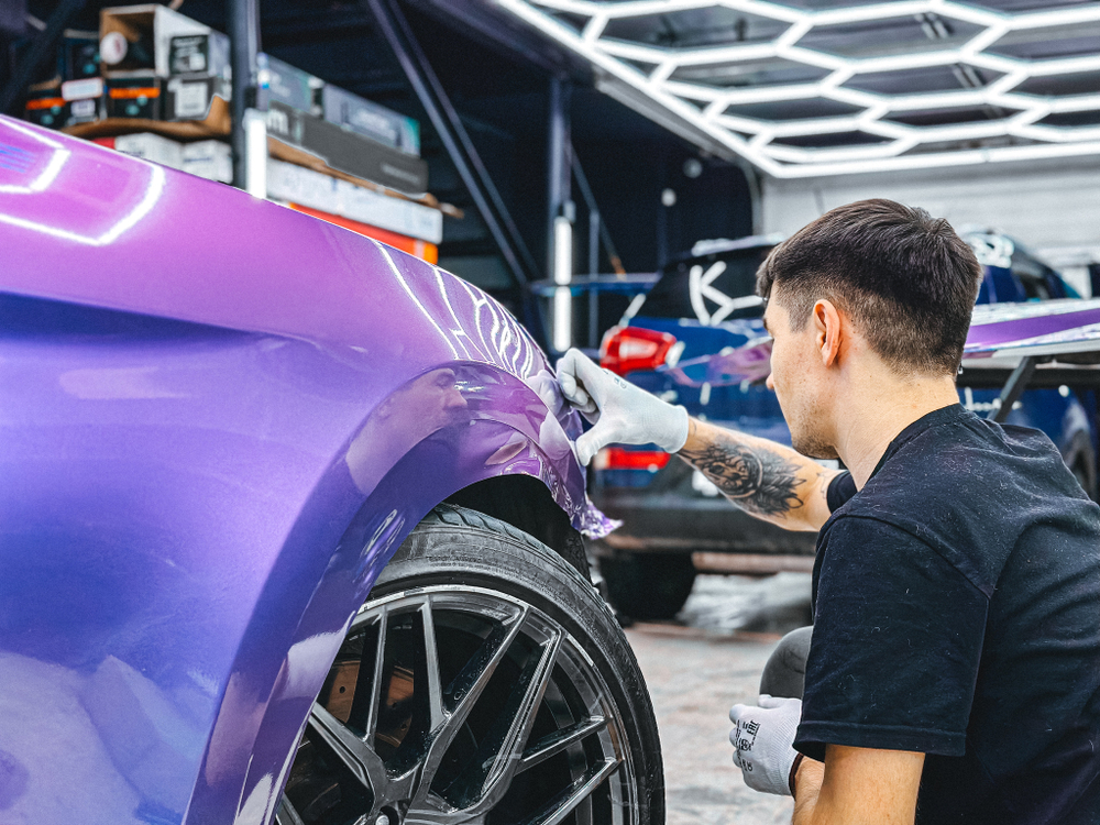 Оклейка виниловой пленкой,изменение цвета автомобиля