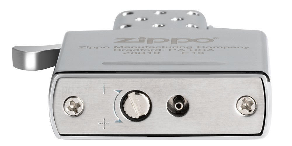 Газовый вставной блок для широкой зажигалки Zippo, одинарное пламя, нержавеющая сталь