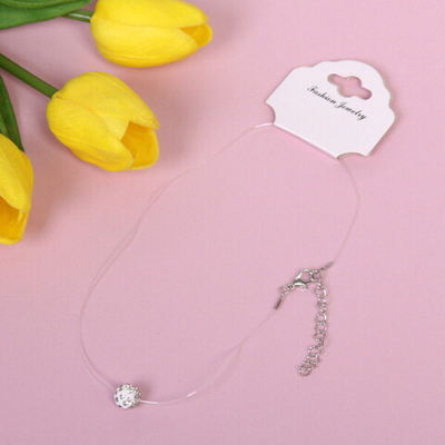 Подвеска на шею на леске «Emerald - Шамбала», цвет белый, d-0.9мм