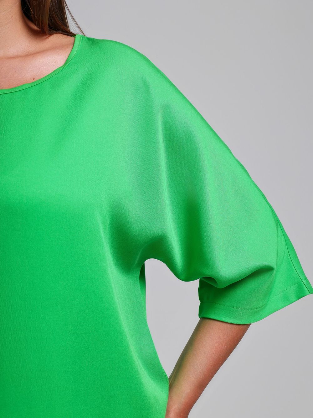 Блузка Летний драйв-2 Виотекс ЯРКО-ЗЕЛЁНЫЙ