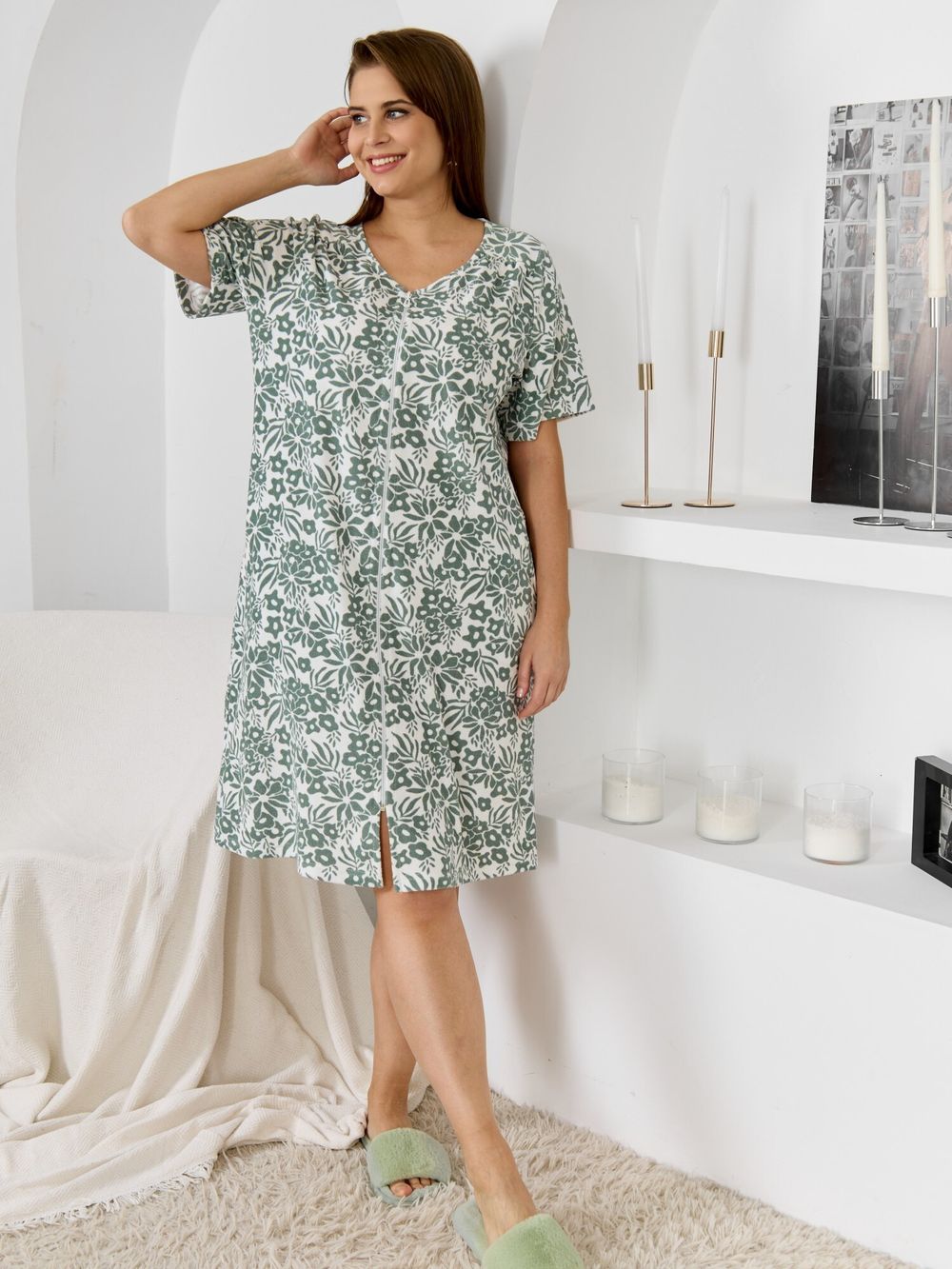 Халат Мира Виотекс ЗЕЛЁНЫЙ