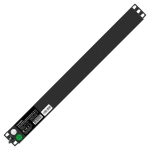 Блок розеток горизонтальный ExeGate ServerPro PDU-19H805 Al-8S-EU3-SW 19" 1U, Алюминий, 8 Schuko, 3 метра выкл. с подсветкой, черный