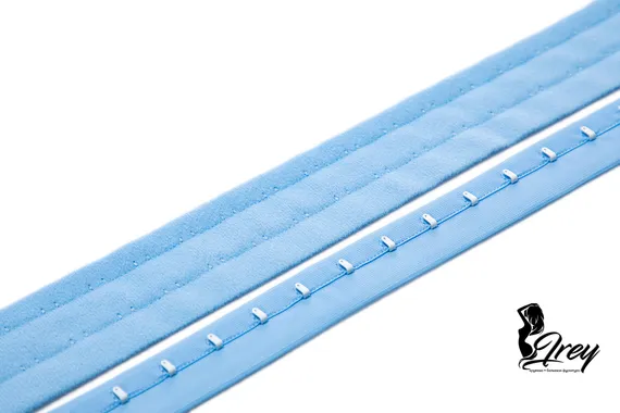 Крючки/петли на ленте, двухрядные, Arta-F, голубой 3090