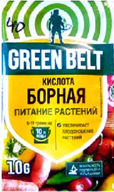 Борная кислота,        10 г