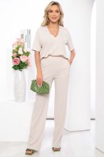 Костюм брючный "Дина" (экрю) К5355 LT Collection