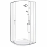 Душевой уголок Good Door Lite 100х100 ЛТ00003 стекло прозрачное/профиль хром